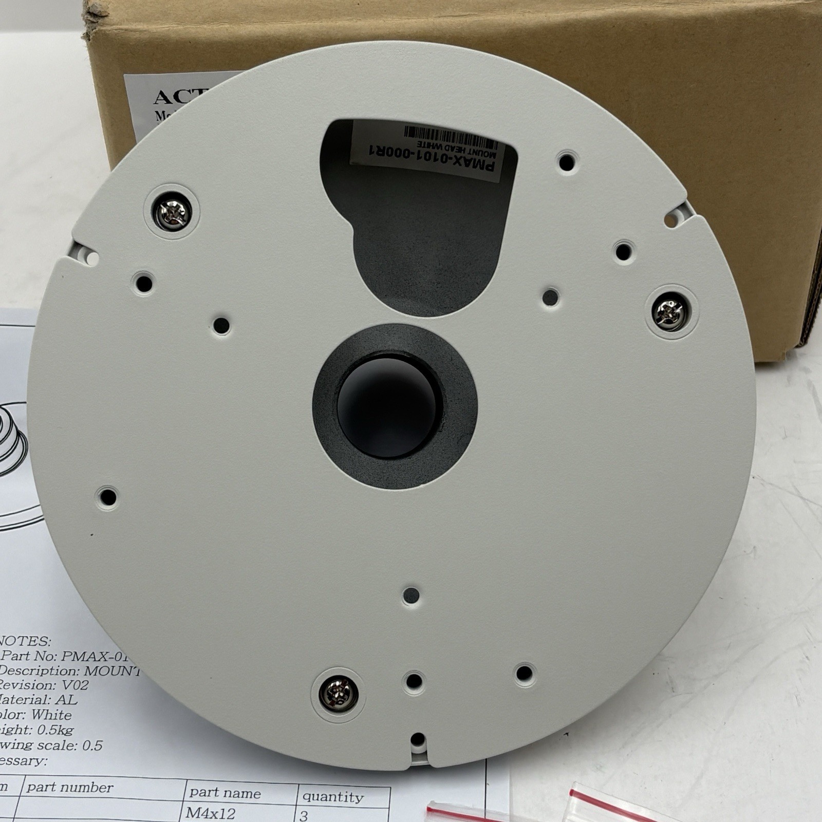 ACTi Corp Mount Head PMAX-0101-000R1