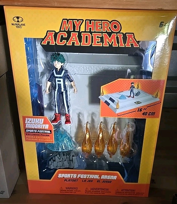 McFarlane Hero Academia Sports Festival Arena  Midoriya Izuku Toys Playset