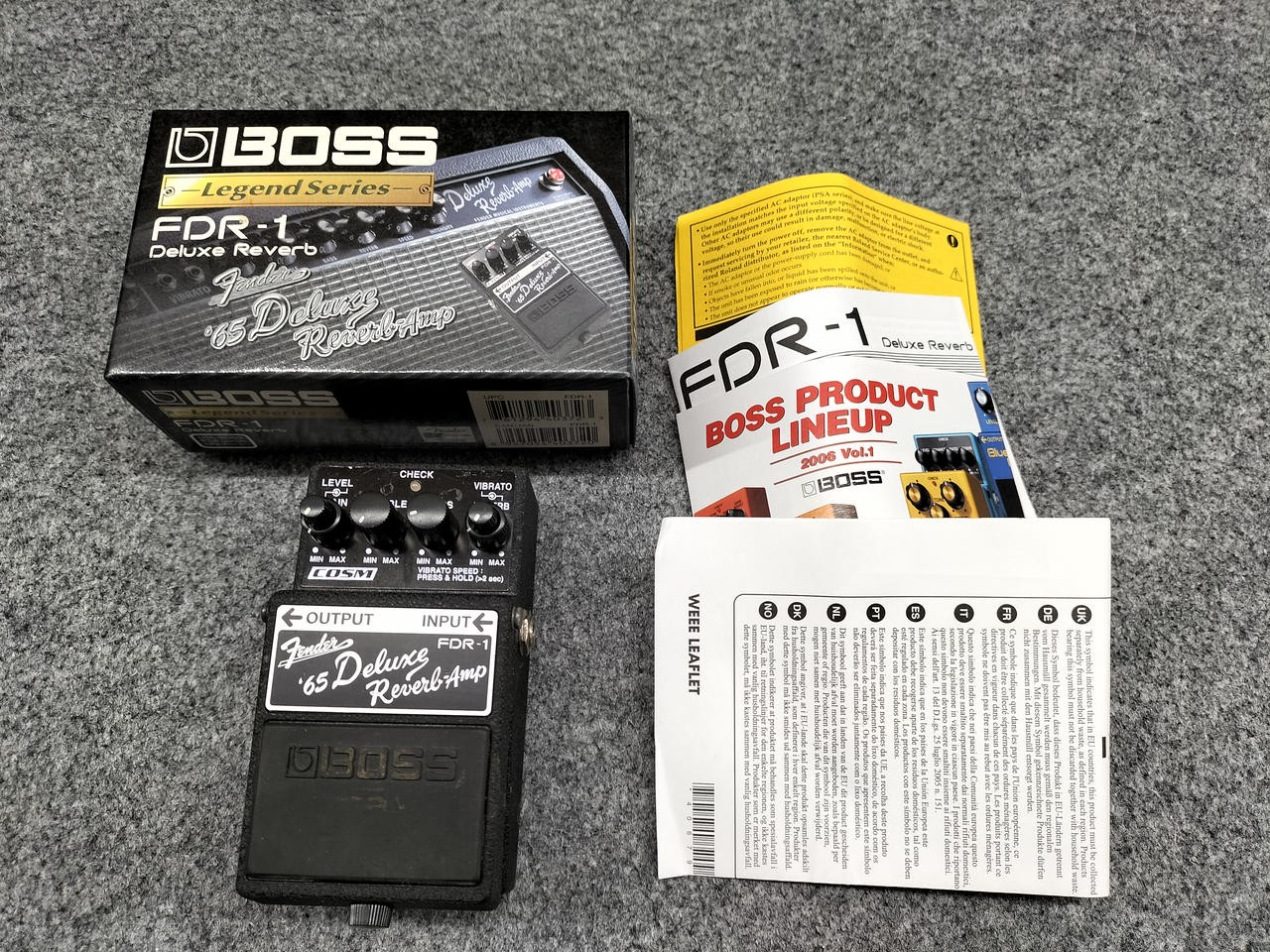 BOSS FDR-1 Digital Delay Effects Pedal Used