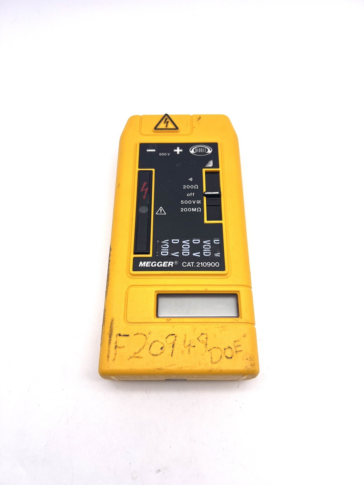 Biddle Industries 500V Voltmeter CAT 210900 Megger