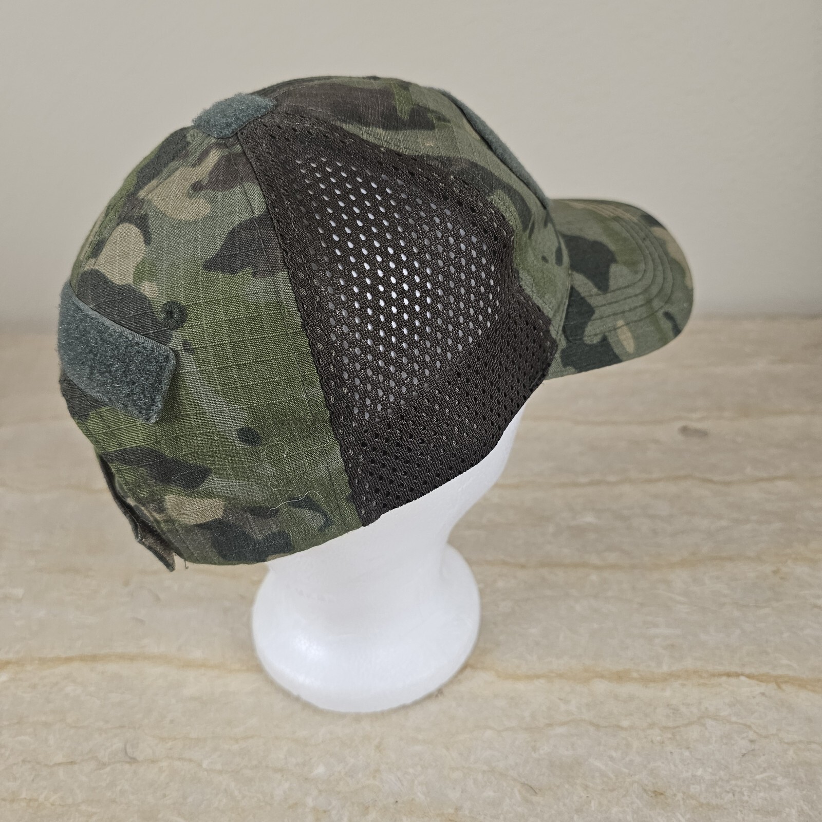 Camo Punisher Caps, Black And Green Camo Hats Strapback