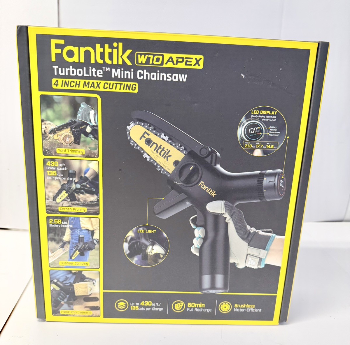 FANTTIK W10 APEX, SN 2025-08-20,  APEX TURBOLITE MINI CHAINSAW *NEW  (P33013210)
