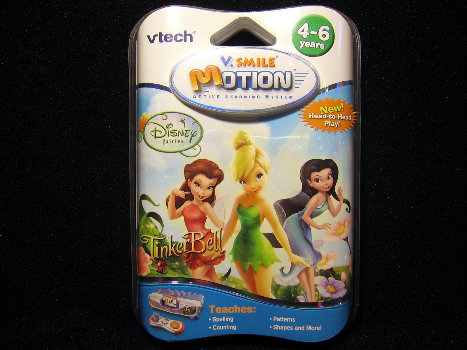 VSmile Motion Vtech Disney Fairies Tinker Bell Game Cartridge V Smile System