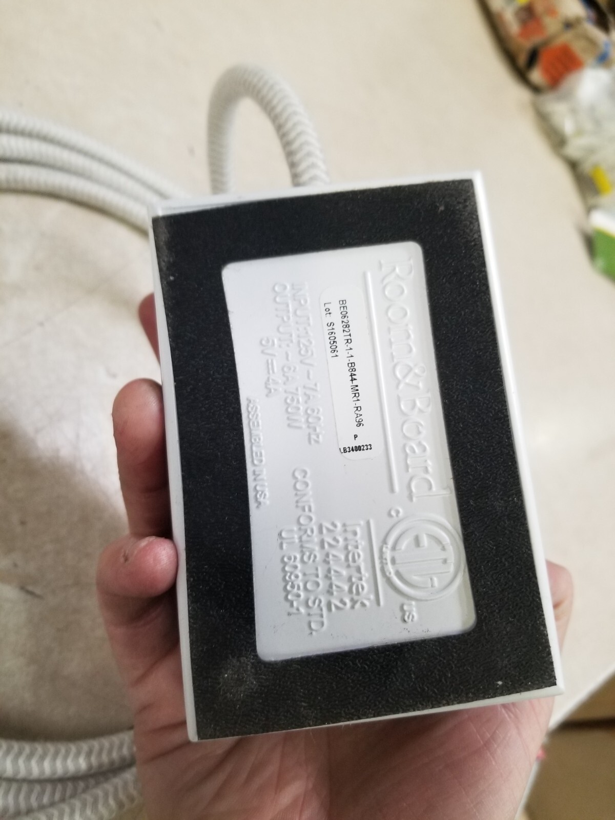 Byrne Extended Outlet Extension USB & US Plug, No Model