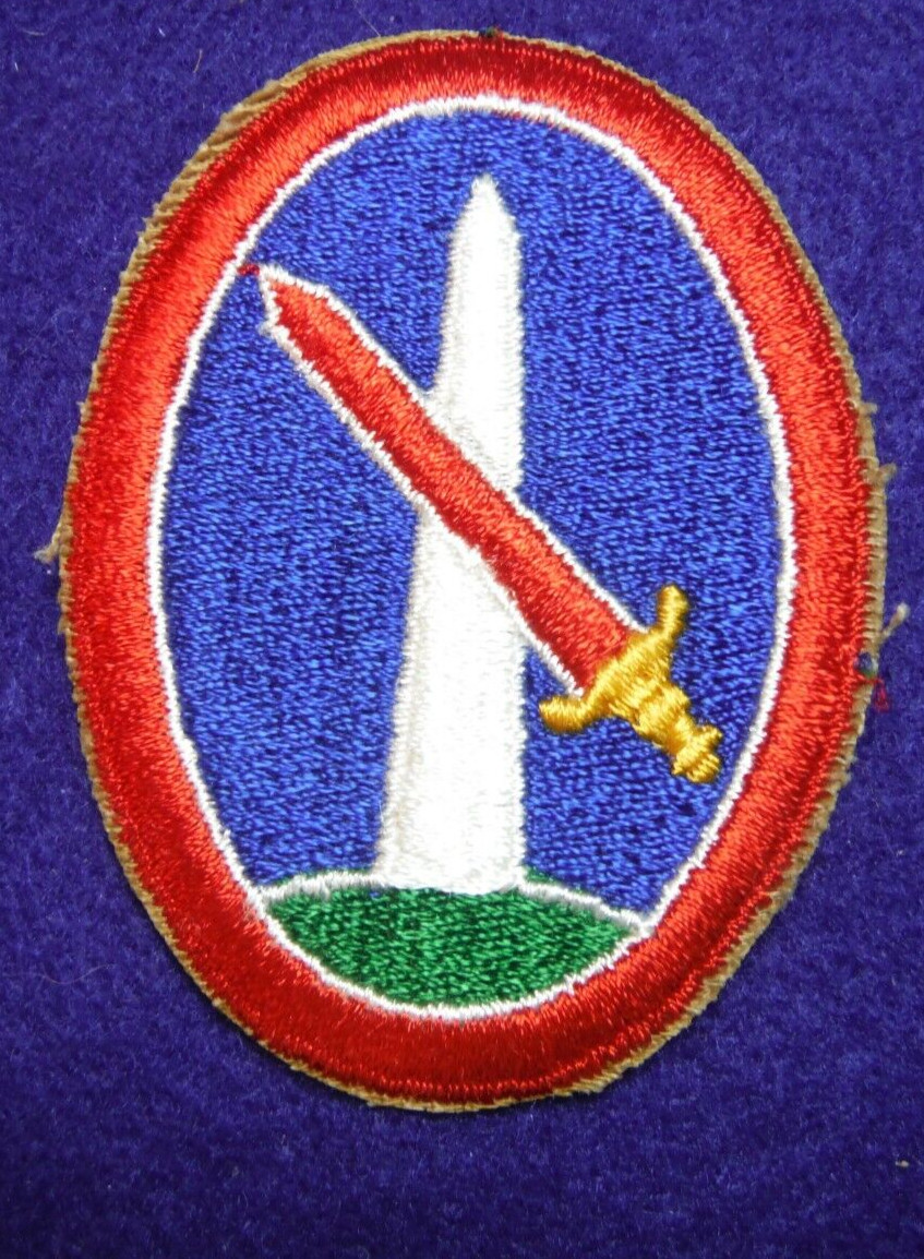 WWII US Army Military Dist. of Washington HQ unit patch