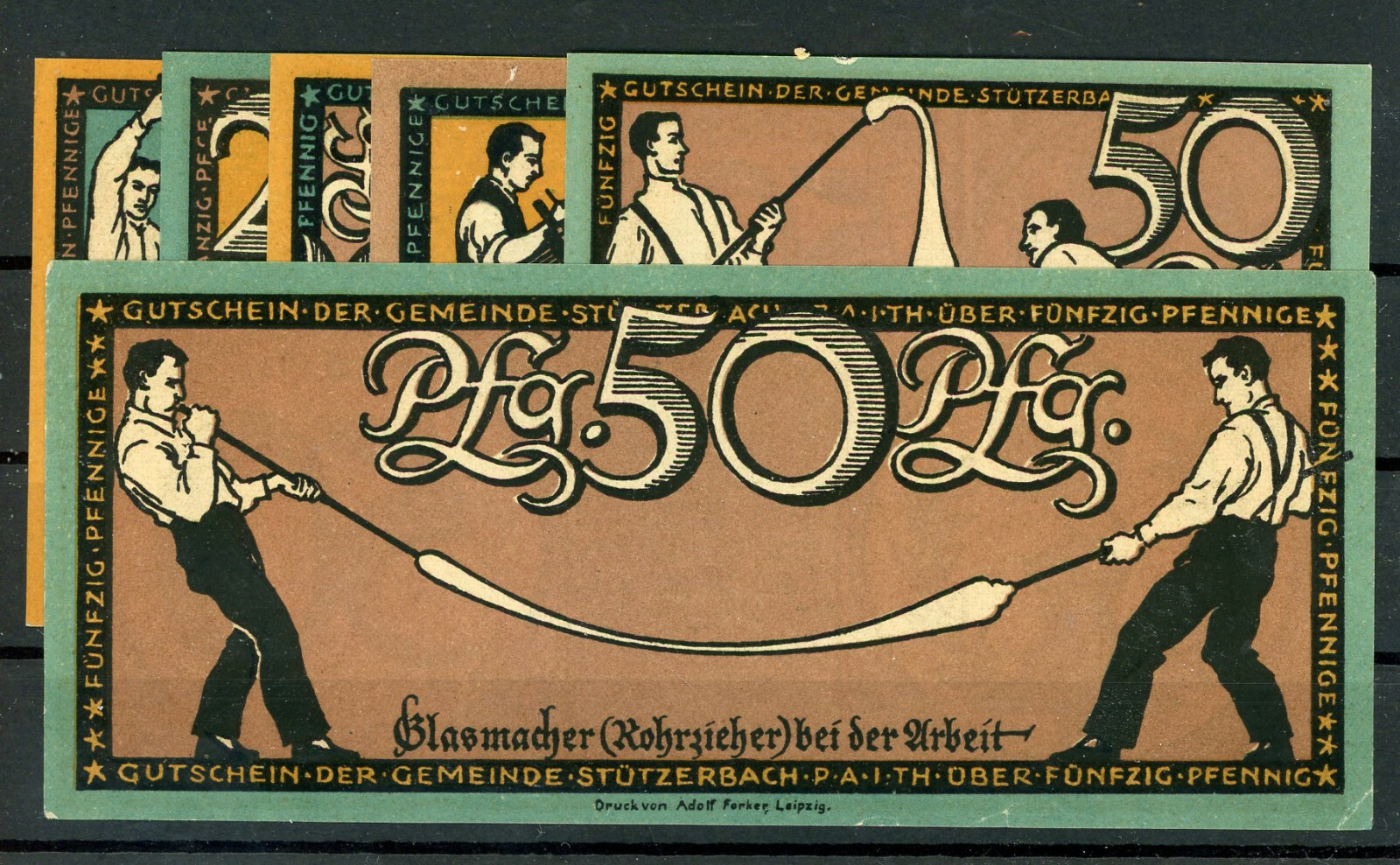Stützerbach 6 Bills Emergency Money 2/18440