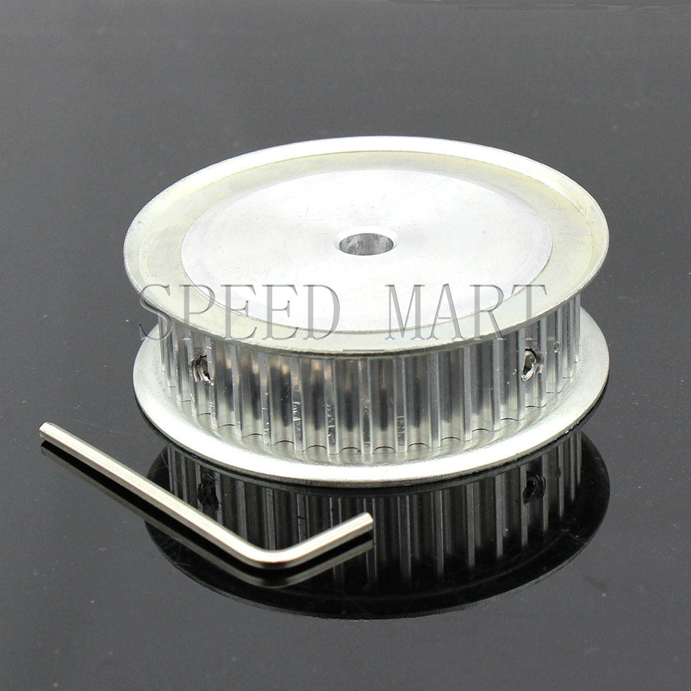 5M HTD5M Aluminum Timing Belt Pulley 40 Teeth 17mm Bore 16mm width Stepper Motor