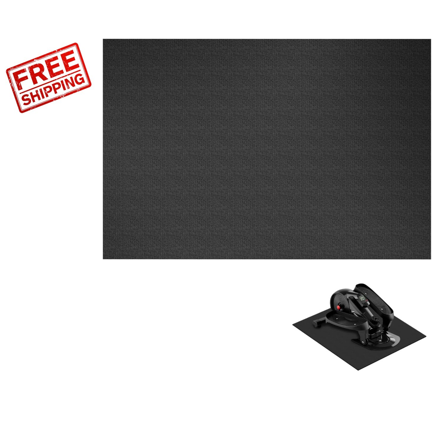 Non-Slip Mat for Elliptical Machines - Floor Protection & Stability