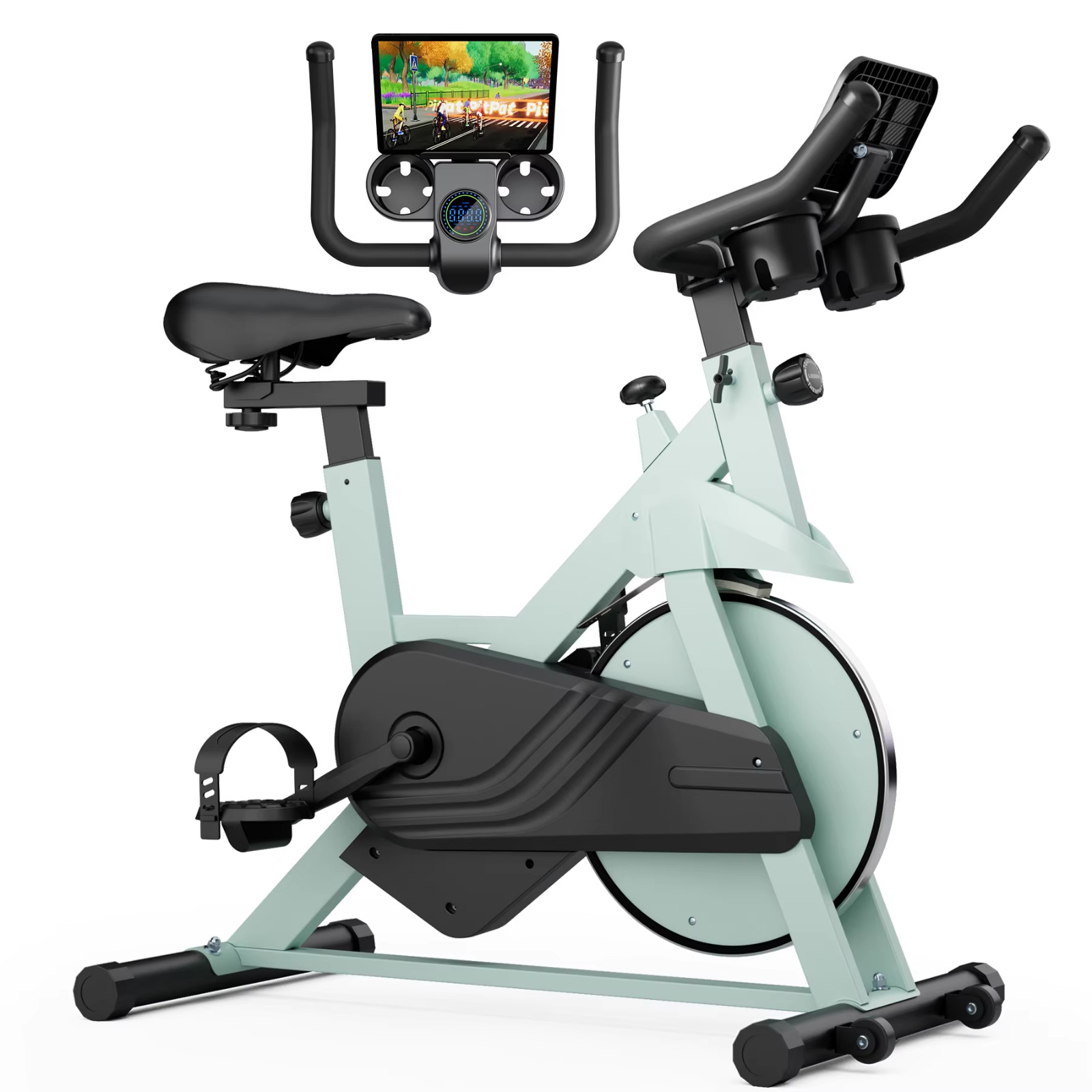 Exercise Bike Home Quiet Stationary Fitness Bicycle Workout Fullbody Indoor