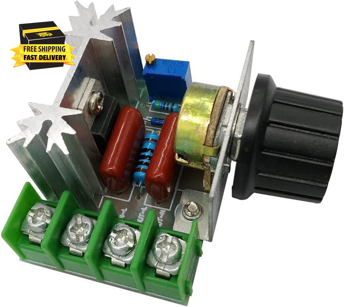 2000W PWM AC Motor Speed Control Module Dimmer Speed Regulator AC 50-220V 2000W(