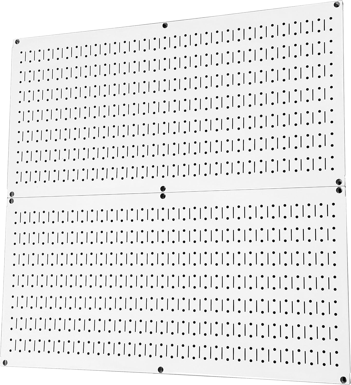 Powder-Coated White Pegboard Panels for Efficient Garage Tool Storage & Display