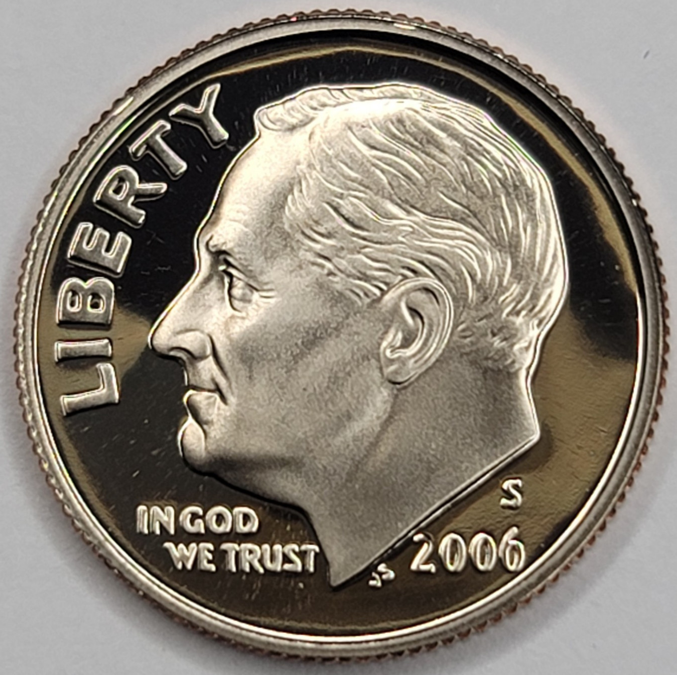 2006 S Gem Proof DCAM Roosevelt Dime