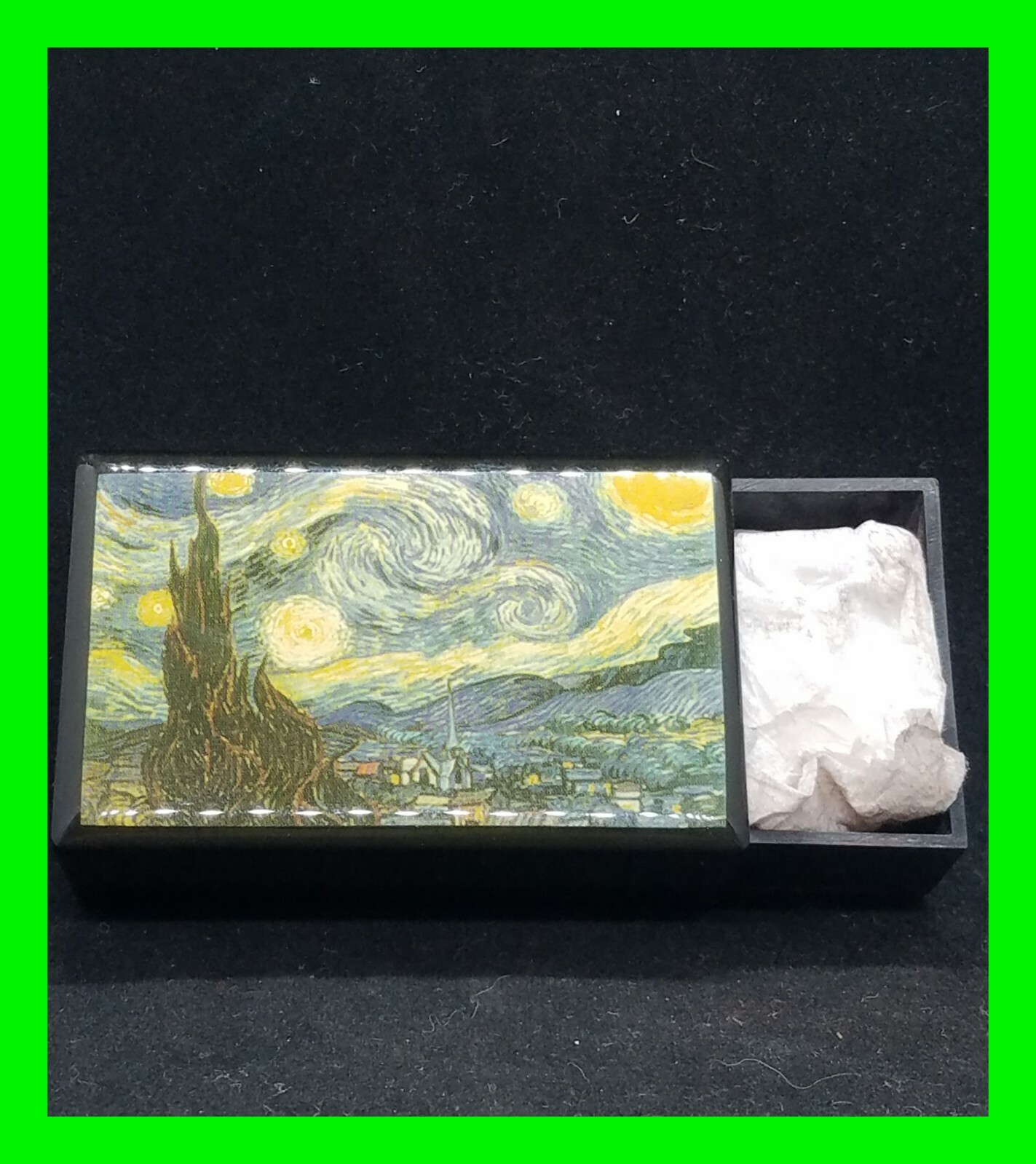 Unique Vintage The Starry Night Chalk Box And Few Pieces Of Contti A Paris Chalk