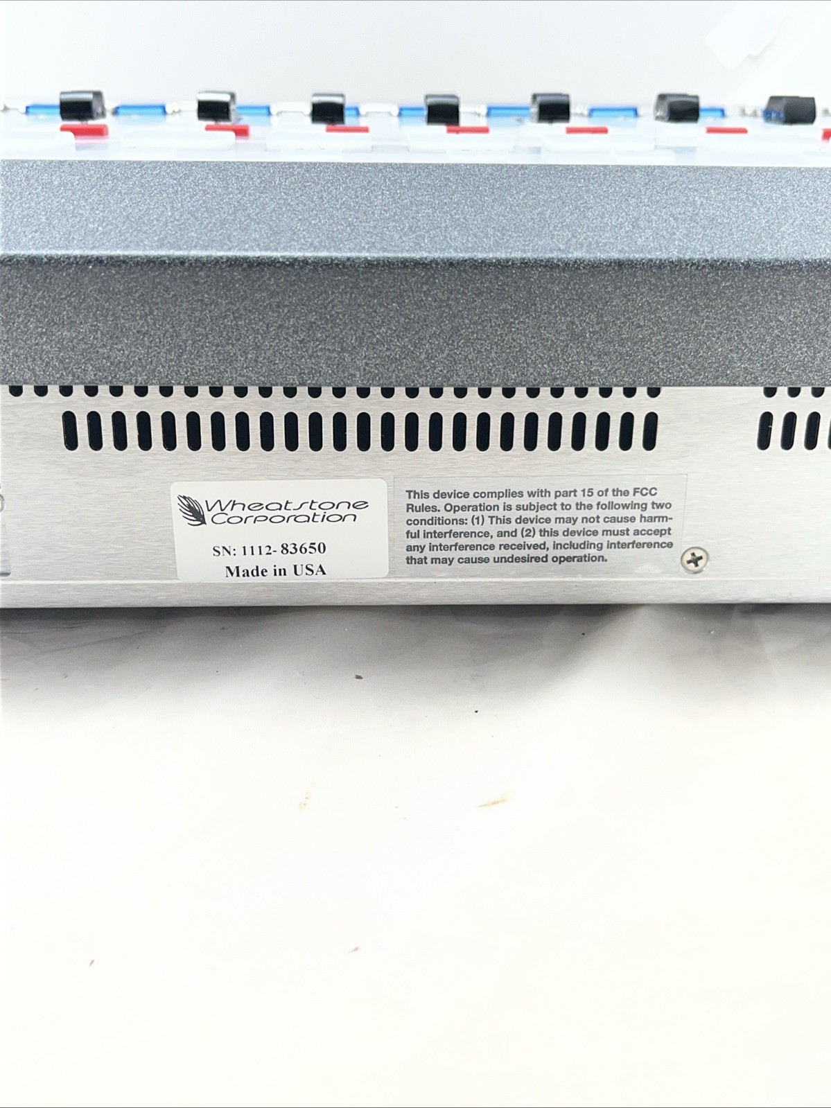 Wheatstone Corporation 16 Channel E-6 Digital Control Audio Broadcasting Console