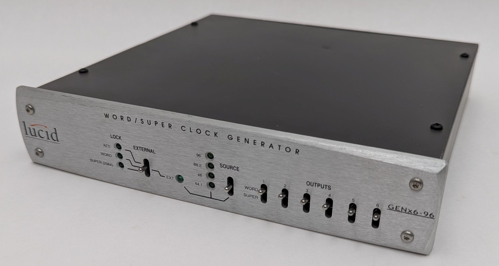 Lucid GENx6-96 Word/Super Clock Generator 96kHz Studio Sync - No Power Supply