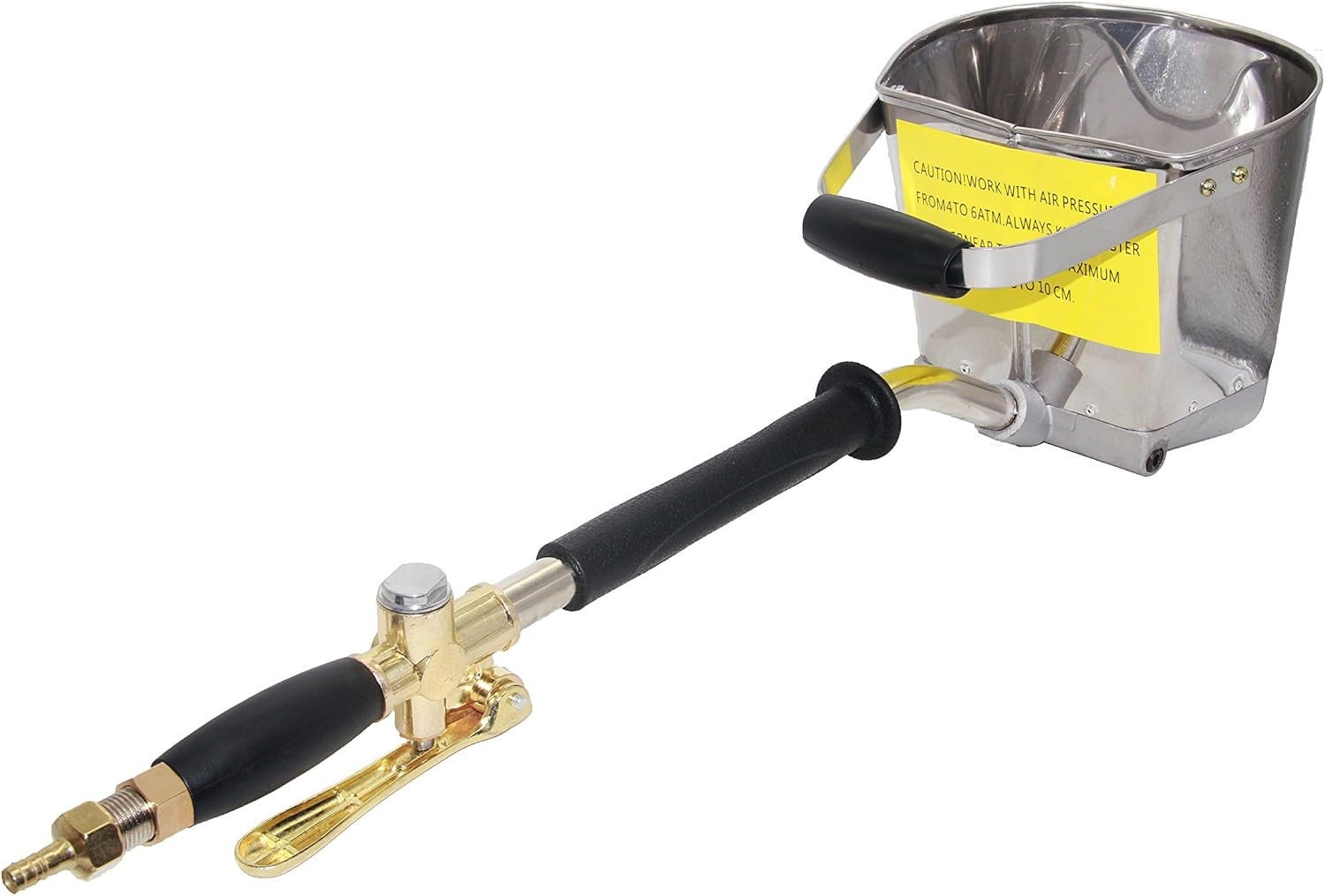 Air Stucco Cement Texture Hopper Sprayer | Wall Plastering Tool, House Paint, 4