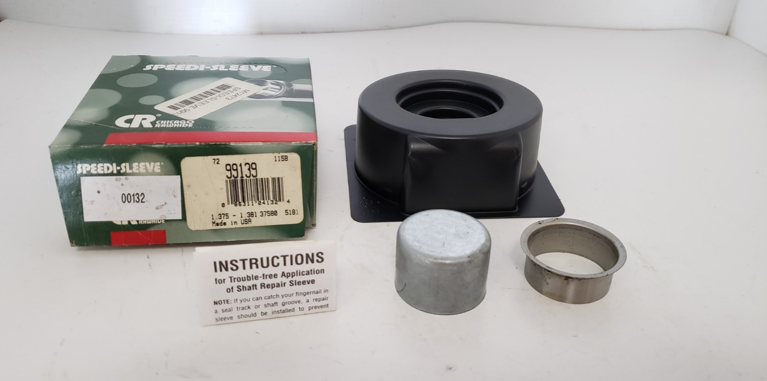 CHICAGO RAWHIDE 99139 SPEEDI SLEEVE SHAFT REPAIR SLEEVE, 1.378" SHAFT DIA., NIB