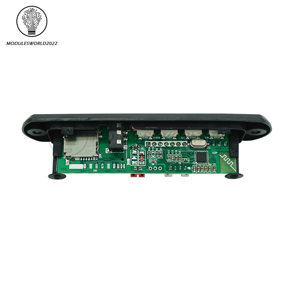 Wireless Bluetooth DC12V MP3 WMA Decoder Board Audio Module USB TF Radio For Car