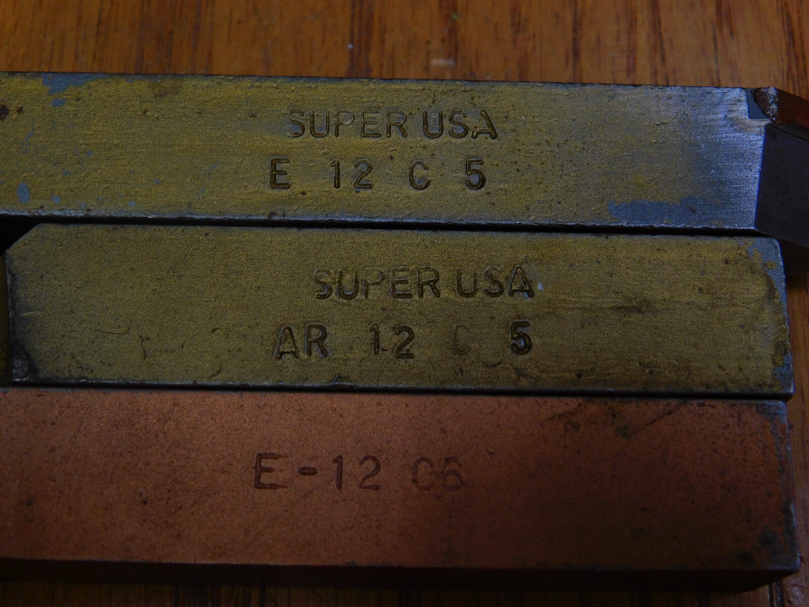 3 Different pcs SUPER USA Carbide Brazed 3/4" Square Lathe Tool Bits
