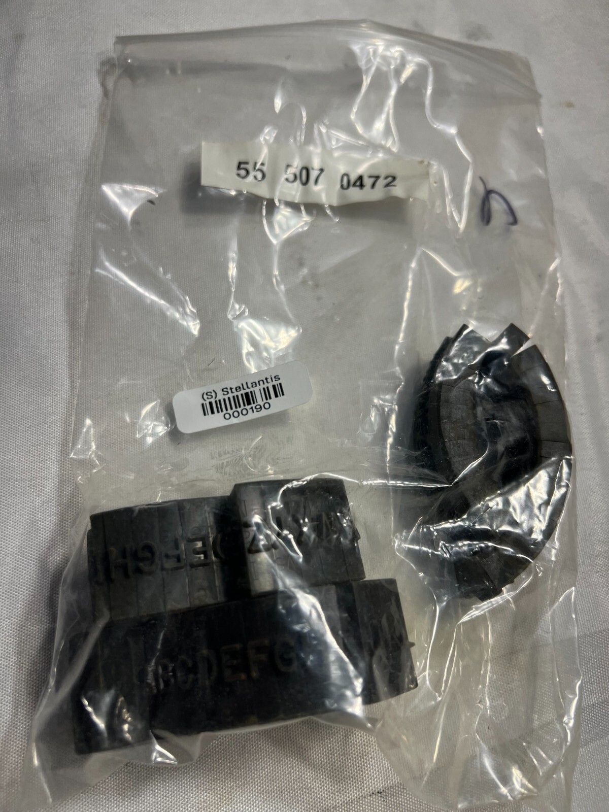 MATTHEWS L-6025 LTR.'S STYLE 4S-1/2" A-Z