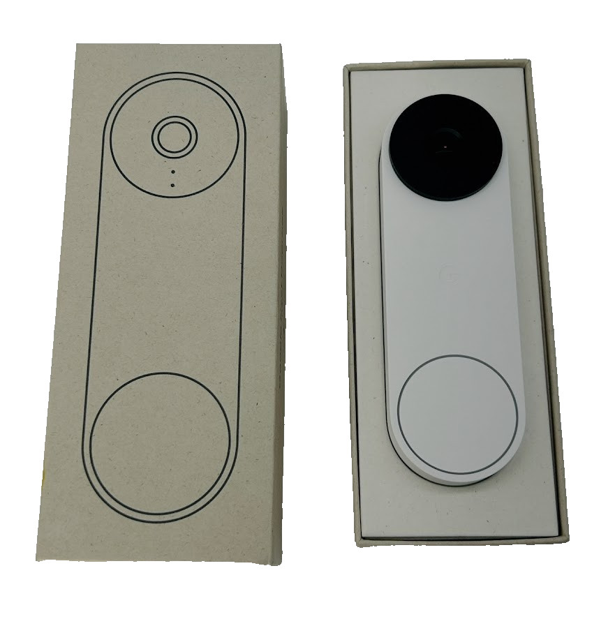 Google Nest Doorbell Wired 3rd Gen – Snow