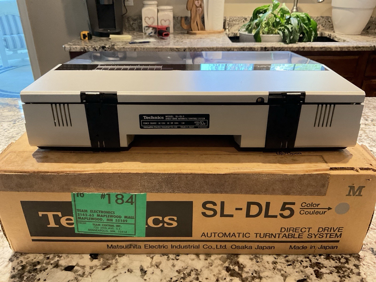 Technics Direct Drive Automatic Linear Tracking Turntable System SL-DL5