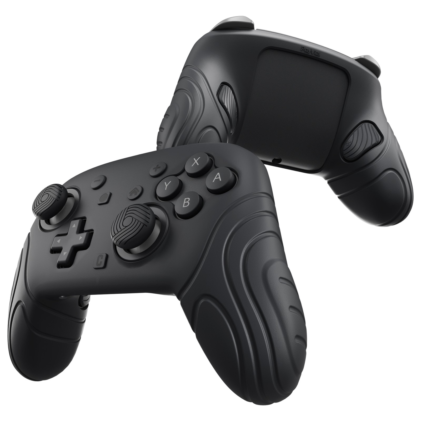 For Nintendo Switch 2 Pro Controller Silicone Cover Protective Skin Case Black