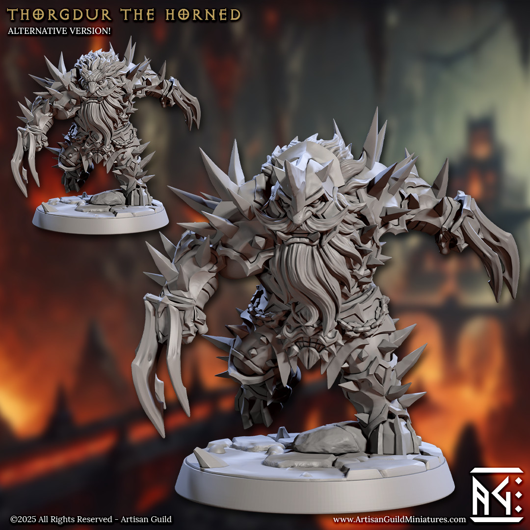 Dwarven Claw Fighter - Dwarf Barbarian - Artisan Guild - Dungeons and Dragons