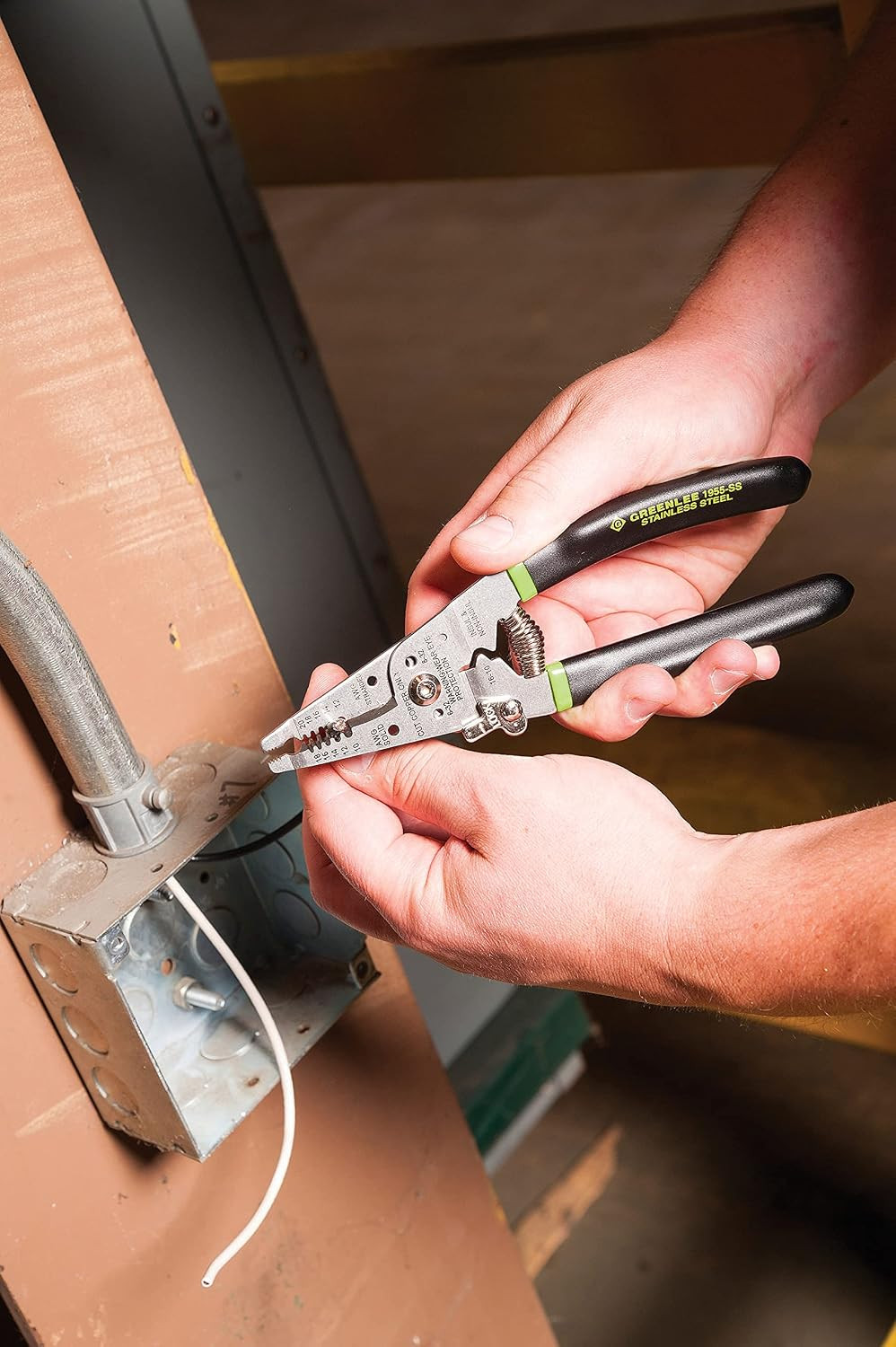 3-Piece Electrician Tool Kit: Wire Stripper, Multi-Tool & Long Nose Pliers