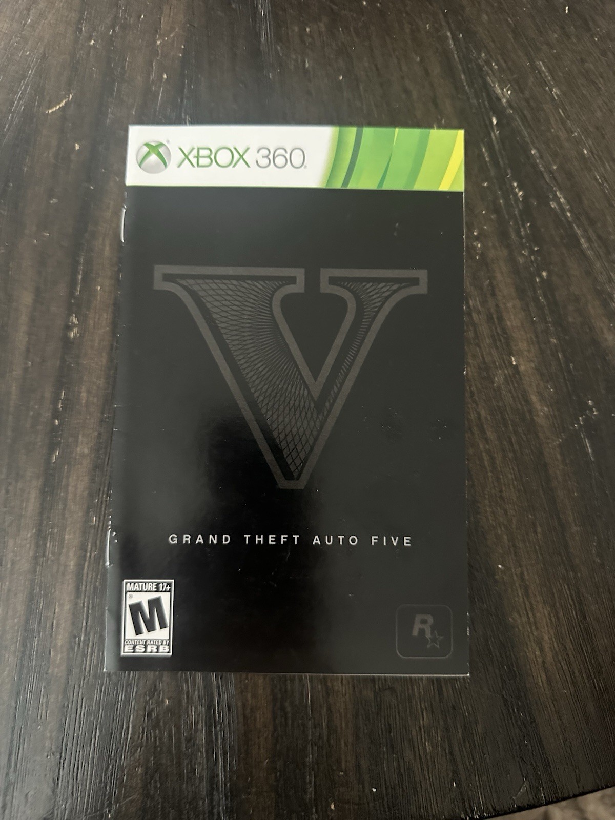 XBOX 360 Manual Only Grand Theft Auto V