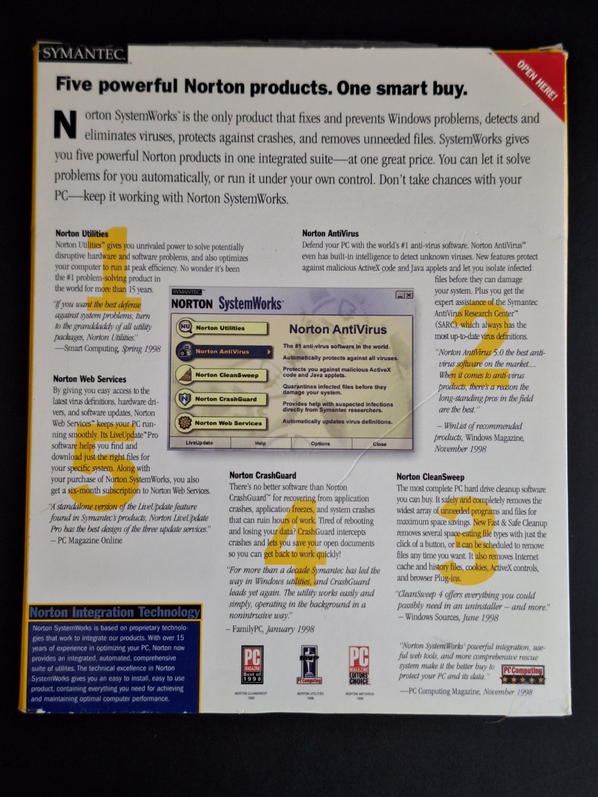 Symantec Norton SystemWorks Version 2.0 Standard Retail, Win95/Win98, Complete