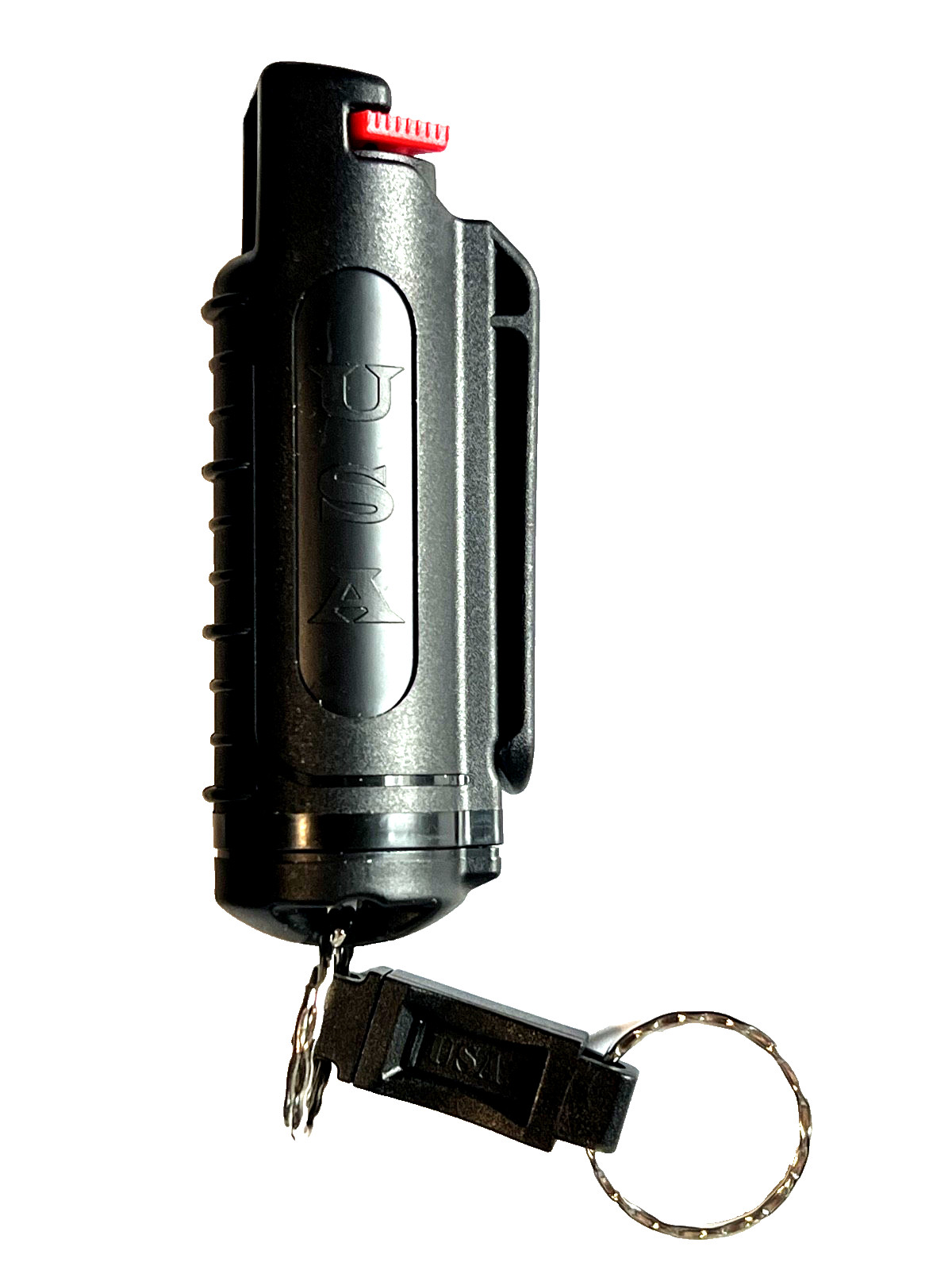 REDD Pepper Spray | Black, Belt Clip, Quick Release Key Ring & UV Dye (Fox Labs)