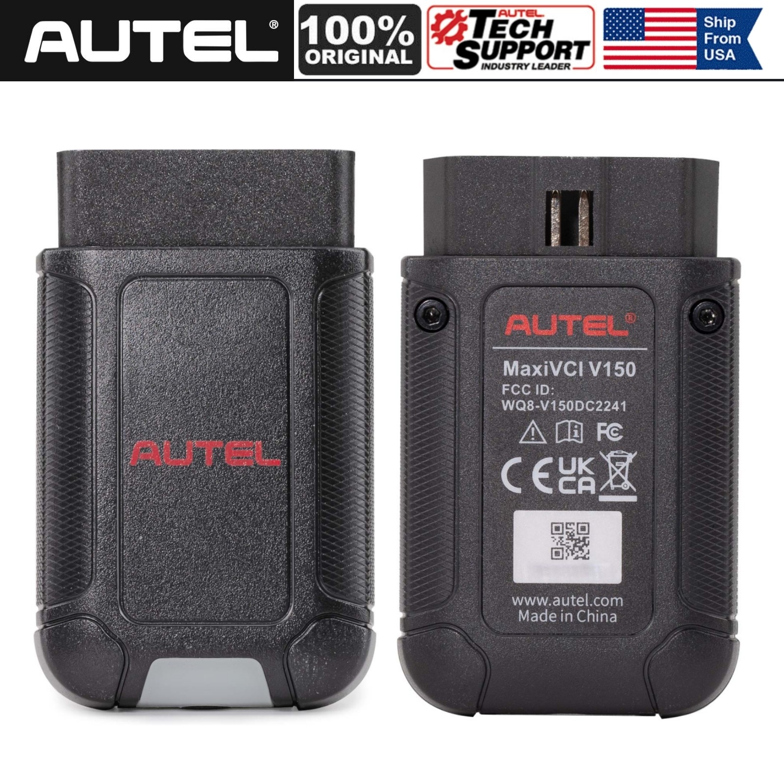 AUTEL Original MaxiVCI V150 OBD2 Bluetooth Adapter for  MP900TS MK900TS MX900TS