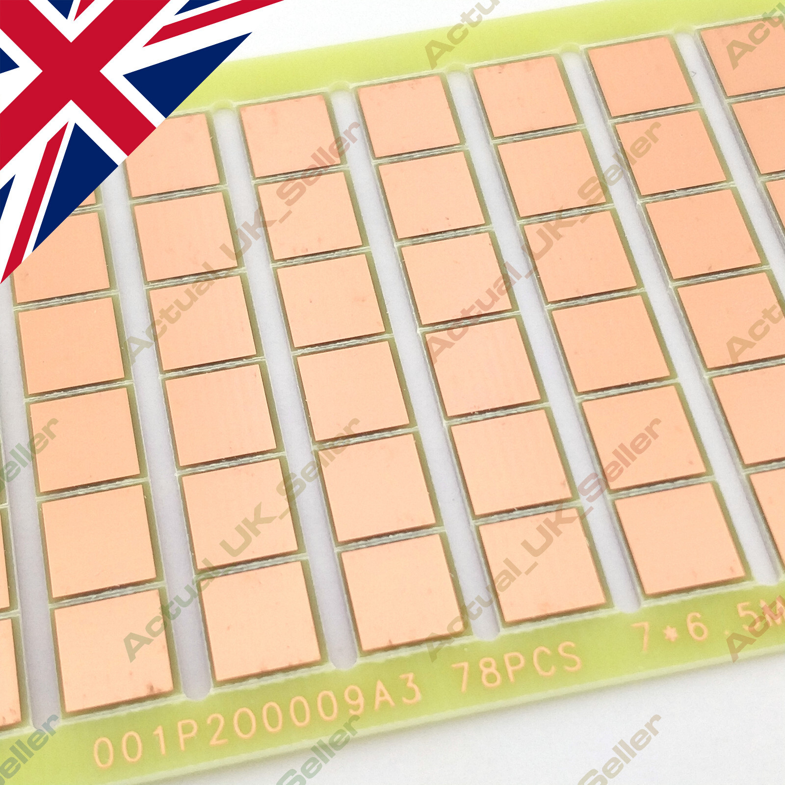 🇬🇧 Double-sided copper pad PCB squares for Manhattan prototyping