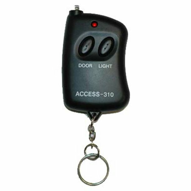 Access Mini Universal Garage Door Gate Opener 8 Dip Switch Keychain LED Light