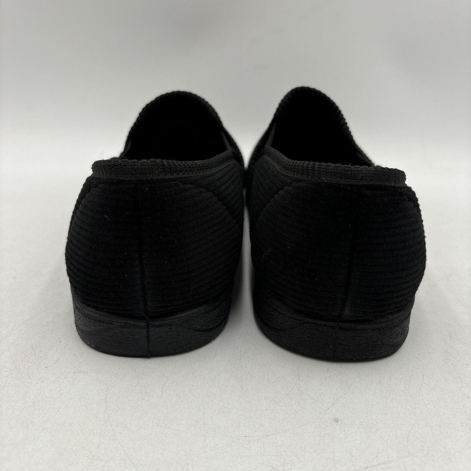 Spring Step ADAM Black Textile Round Toe Loafer Pull On Slippers, Mens Size 46