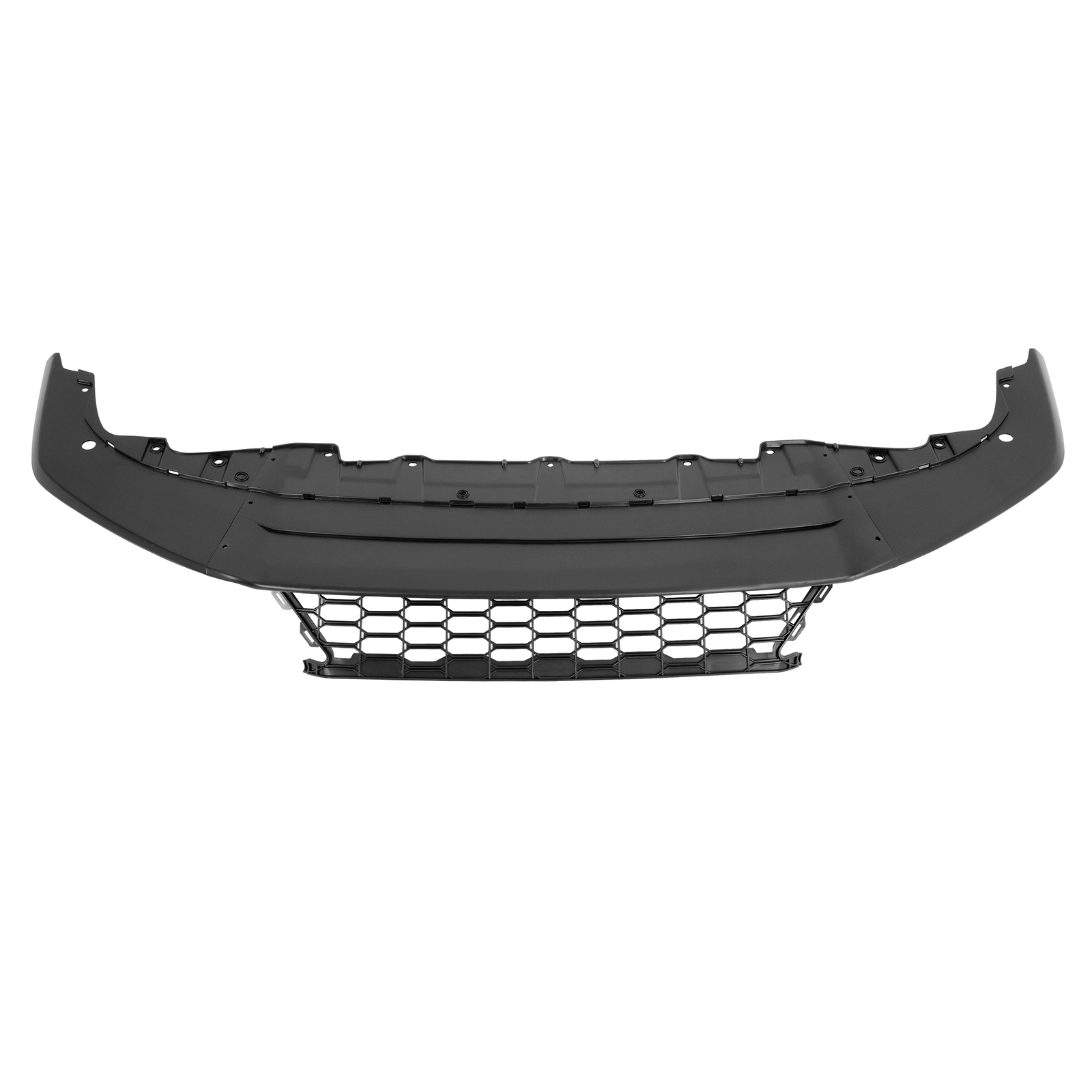 Front Bumper Grille Textured Black Plastic For 2017-2019 Honda Civic Hatchback