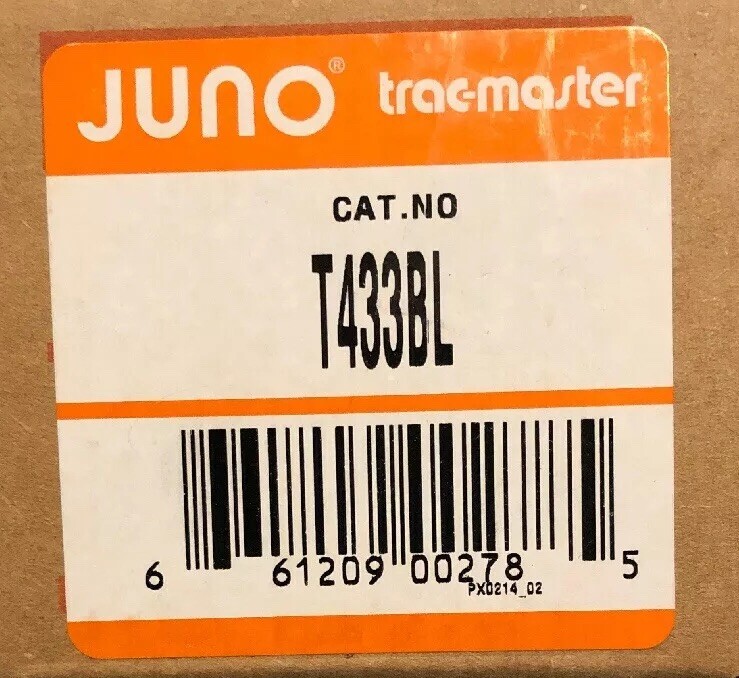 JUNO TRAC-MASTER T433BL MINIATURE LOW VOLTAGE SPOTLIGHT