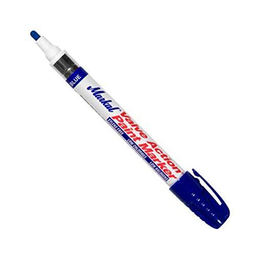 Valve Action Paint Markers, Blue, 1/8 in, Medium (3 Pack)