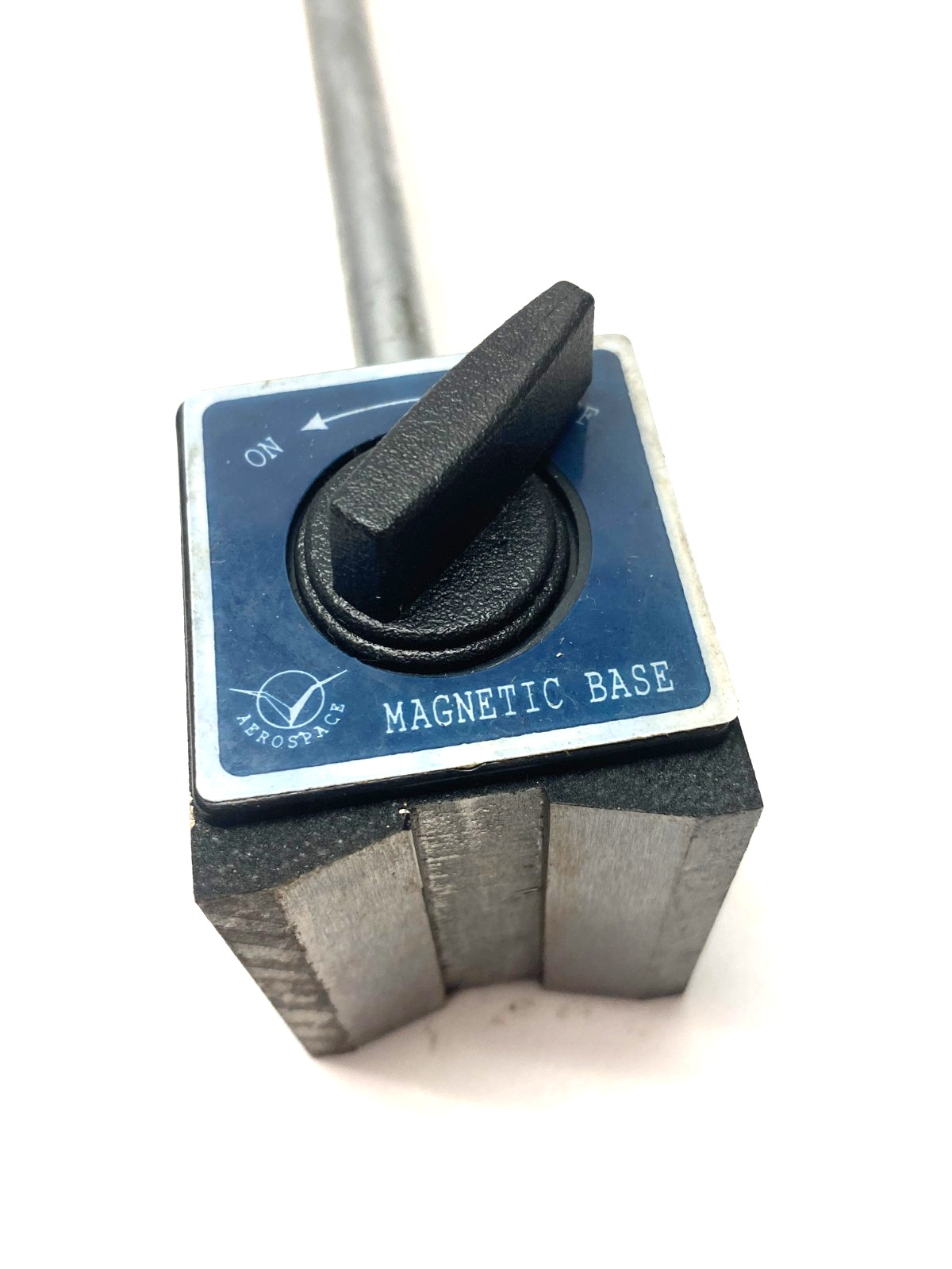 Aerospace Magnetic Base Test Tool/Indicator Holder 7" Post, 9" Overall Height