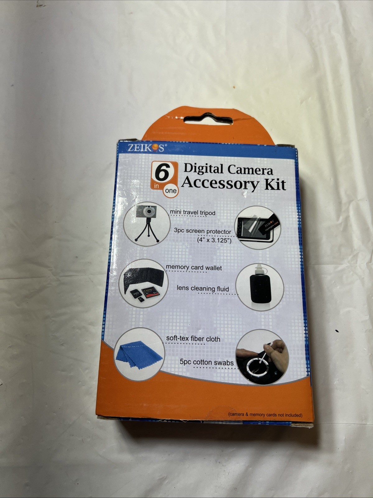 Zeikos 6PC Digital Camera Accessory Kit For Digital Cameras. New Opened Box