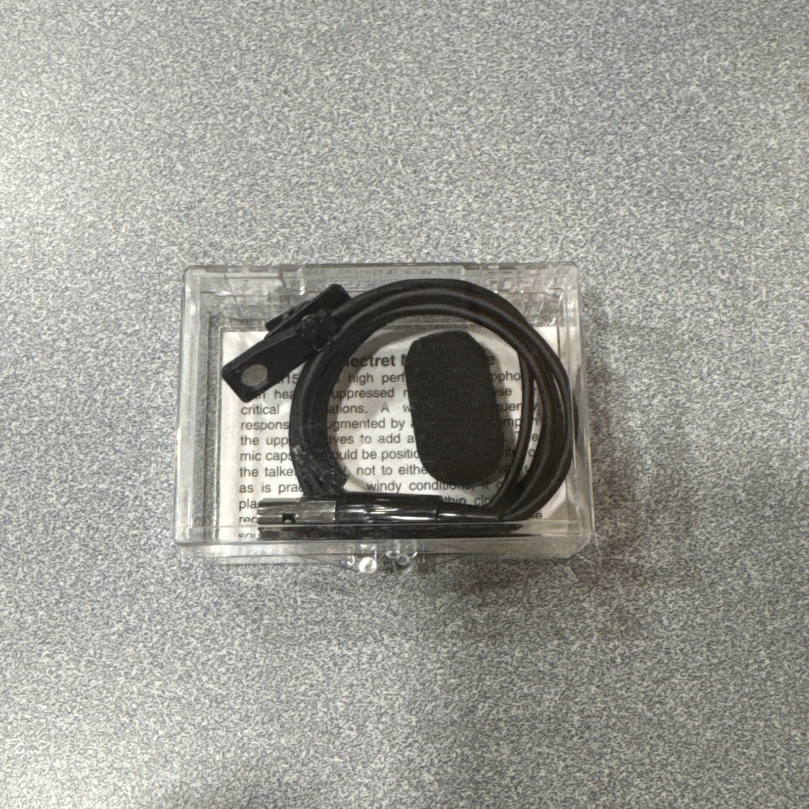 Lectrosonics M-150 Omnidirectional Lavalier Microphone.