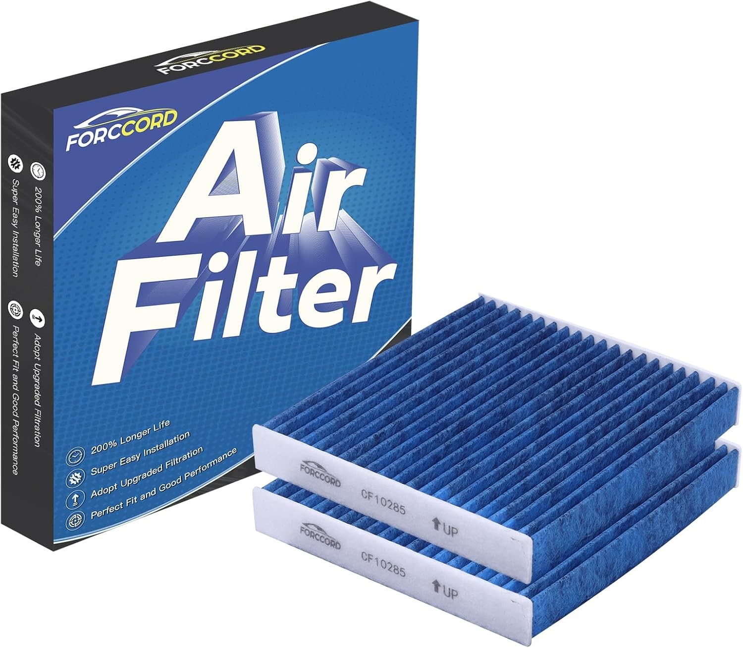 2-Pack Cabin Air Filter Fits for KIA Soul (2014-2019), Soul EV (2015-2017,2019)