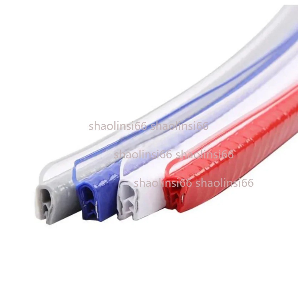 5M Car Door Anti Collision Soundproof Strip with Steel Disc Sealing Guard Decor