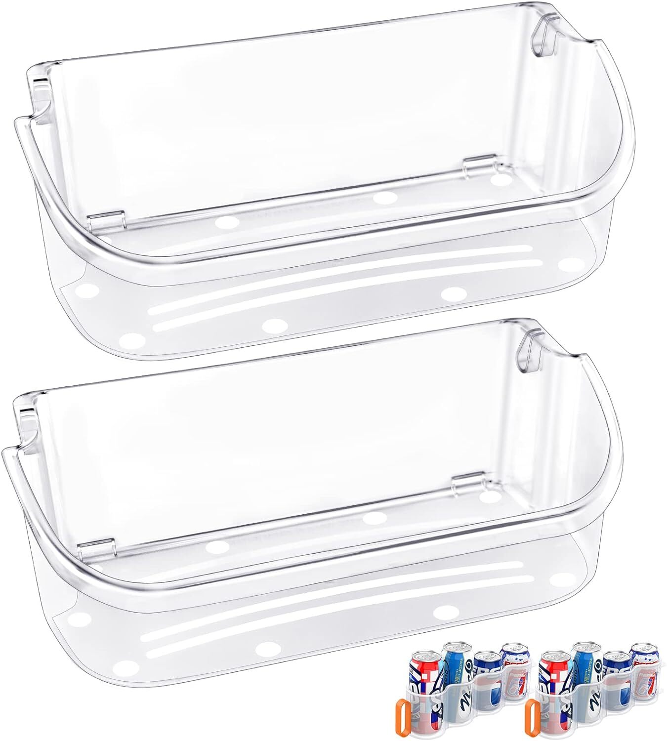 [2 PACK] UPGRADED 240356402 Refrigerator Door Bin Shelf Parts FFSS2615TS0