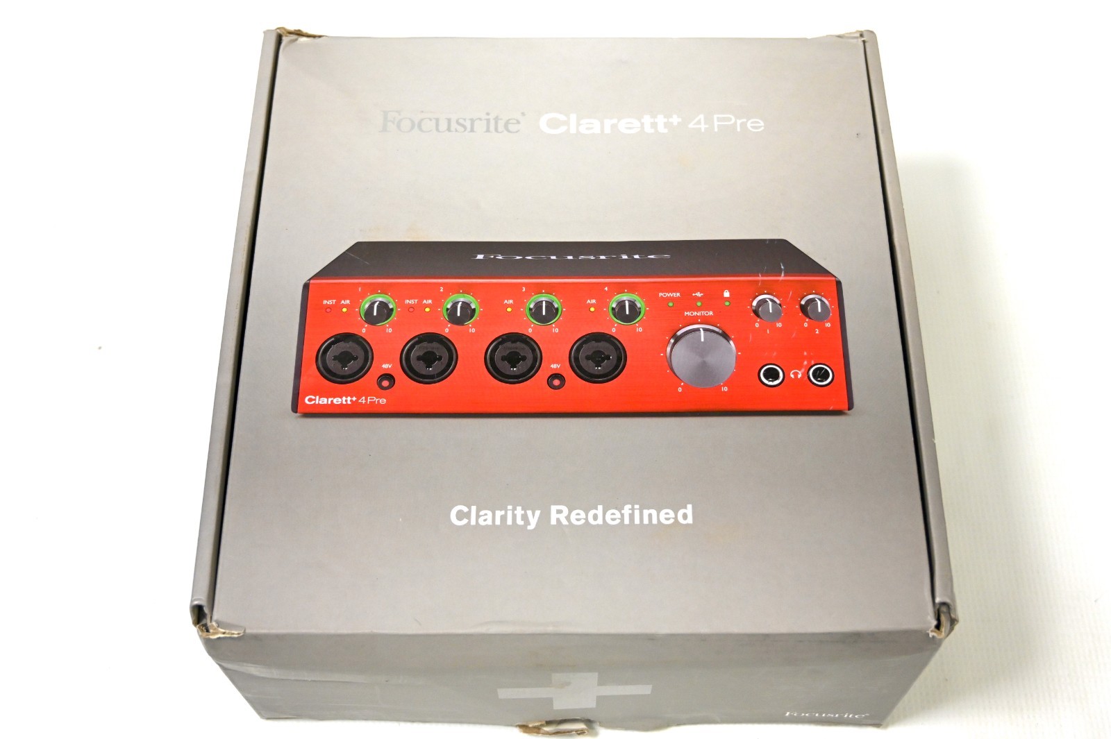 Focusrite Clarett+ 4Pre USB Audio Recording Interface for PC and Mac BRAND NEW