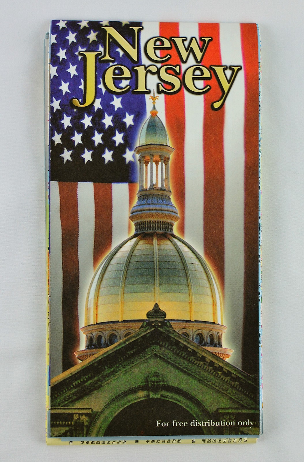 New Jersey Foldable Maps - Governor James McGreevey (resigned)