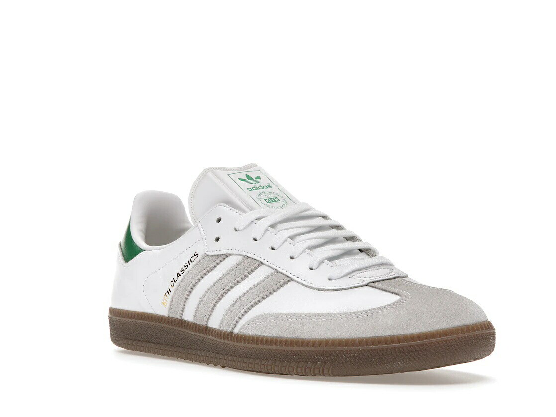 KITH x adidas Originals Samba OG White Green FX5398 Men's Size