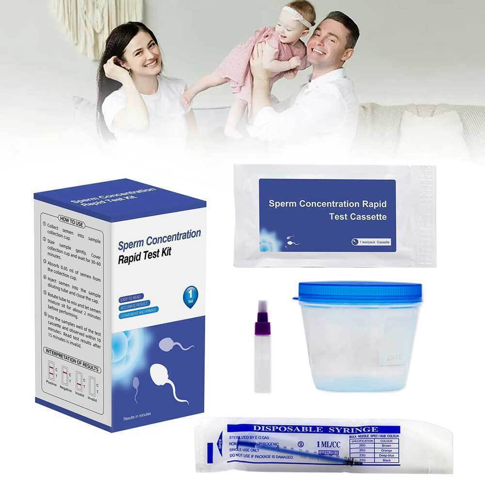 1Set Man Male Sperm Concentration Rapid Test Kit Sperm Motility Detection