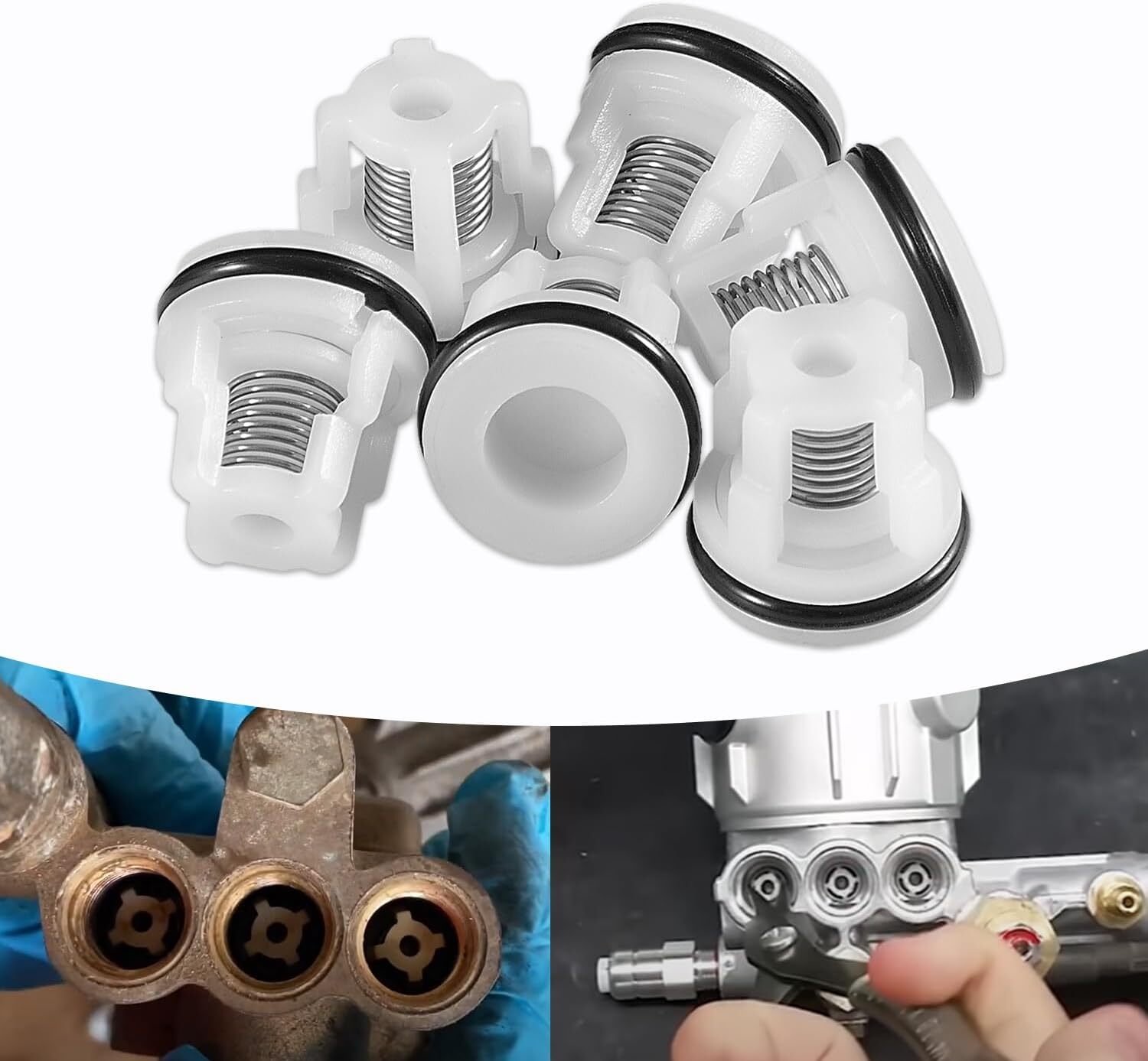 Pump Check Valve Kit Pressure Washer RMW RMV RMW2.2G24 Husky HU80722 Rebuild Fix